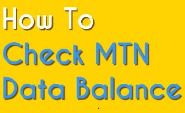 How to Check MTN Data Balance