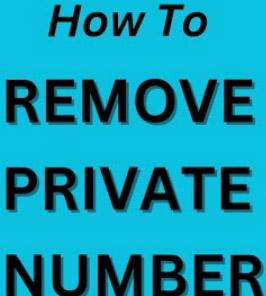 Code to Remove Private Number