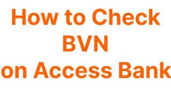 How to Check BVN on Access Bank